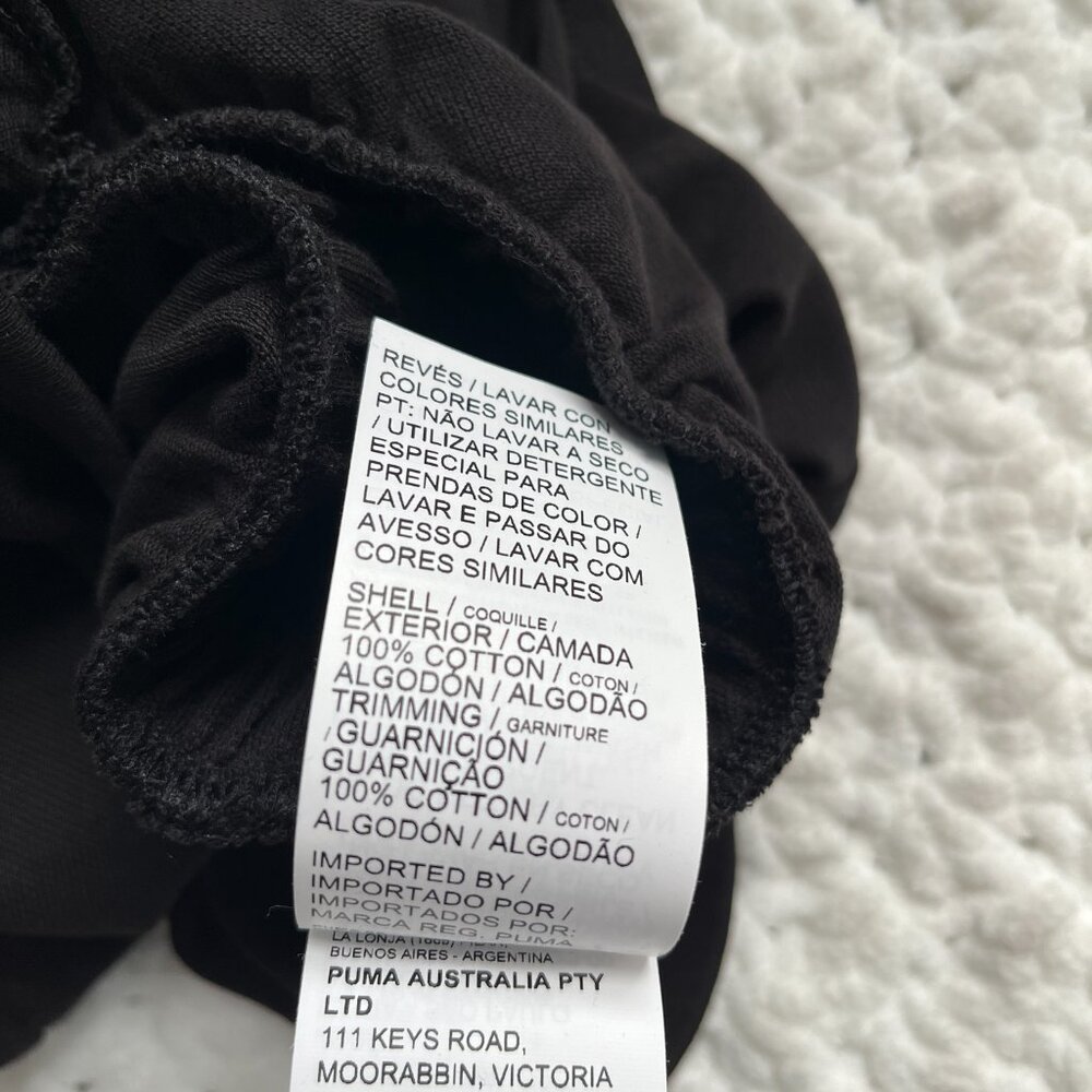 NWT Puma Textured Summer Shorts (Black) S - Picture 7 of 8